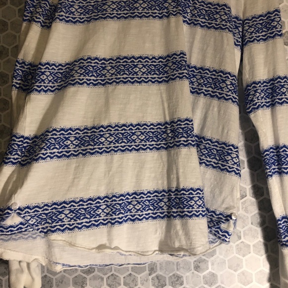 Little Yellow Button Farrier Striped Long Sleeve - Picture 5 of 8